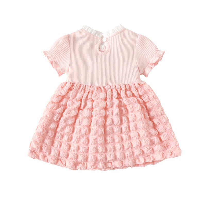 Applique Fit & Flare Dress