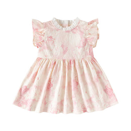 Solid Fit and Flare Dress