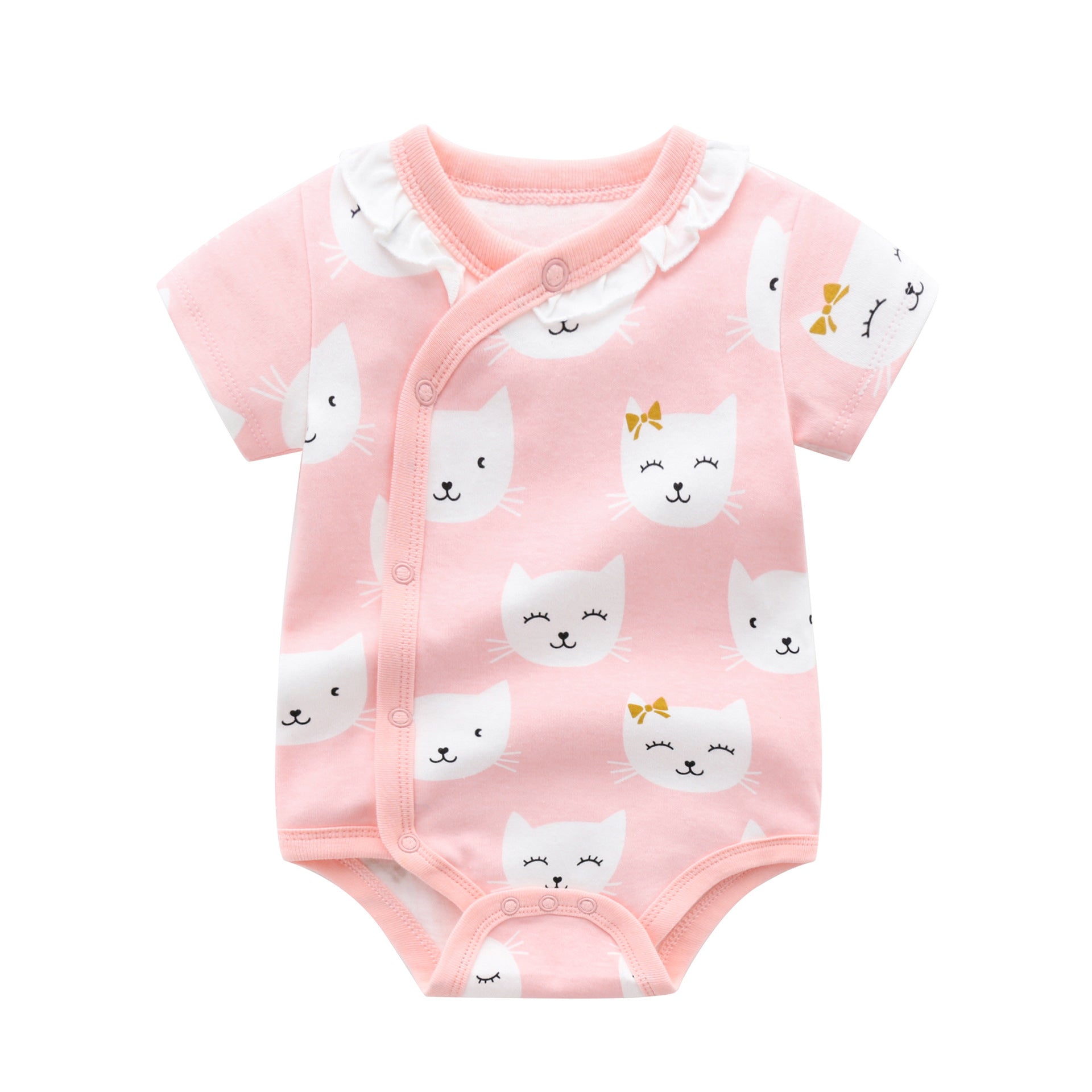 Girls Conversational Printed Cotton Bodysuit
