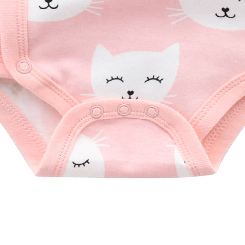 Girls Conversational Printed Cotton Bodysuit
