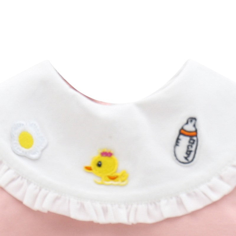 Infant Girls Printed Cotton Romper