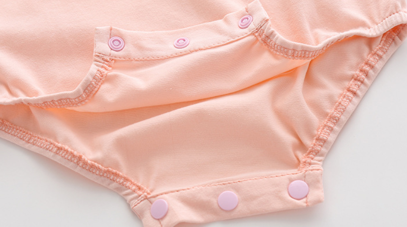 Pink Infant Girls Peter Pan Collar Lace Bodysuit