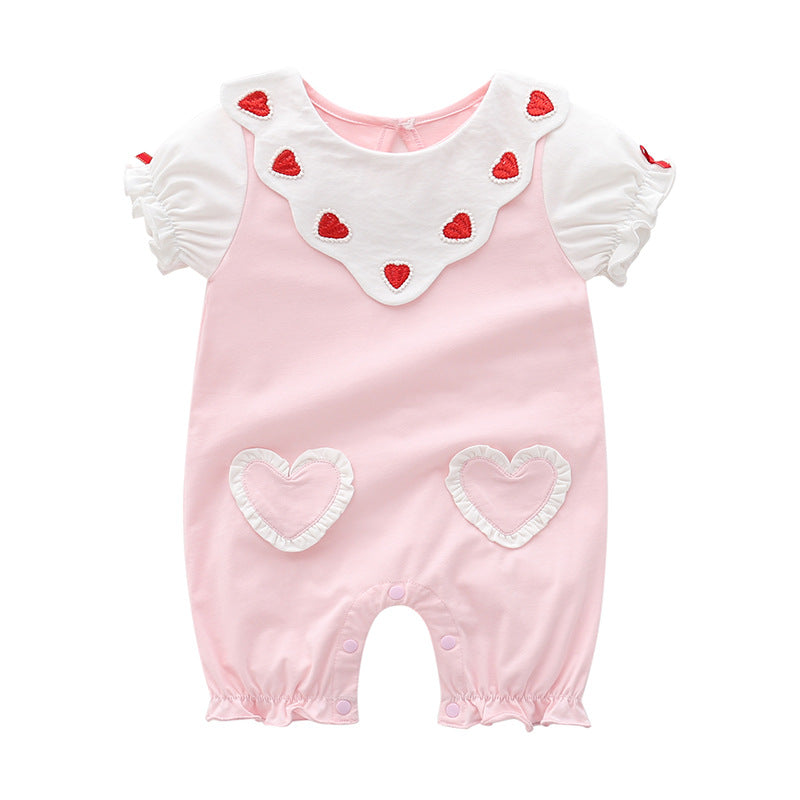Infants Girls Cotton Rompers