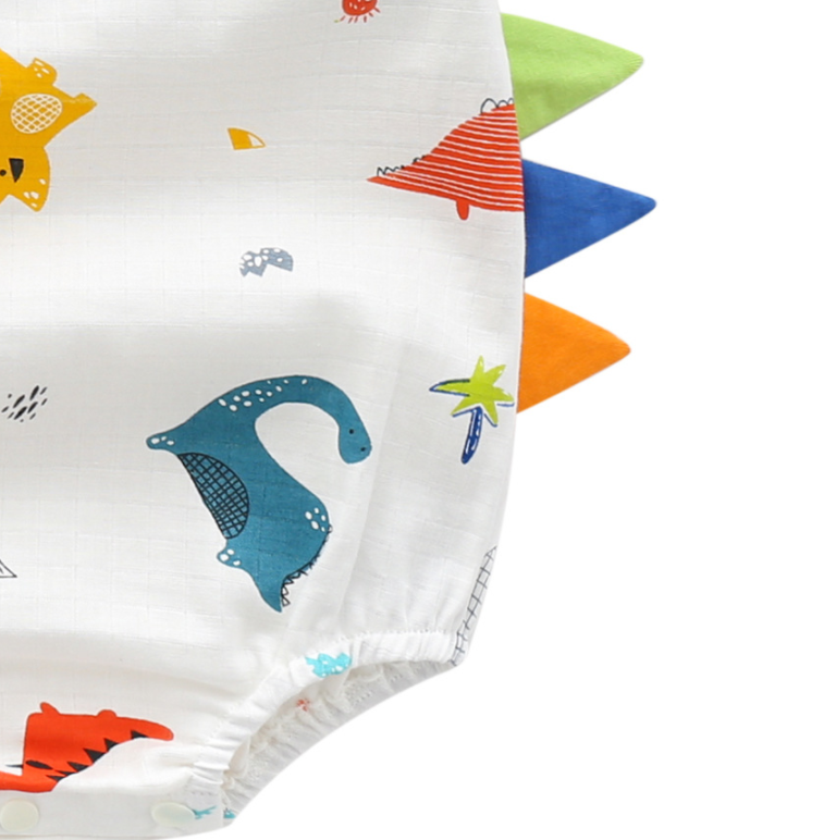 White Infants Boys Conversational Printed Bodysuits