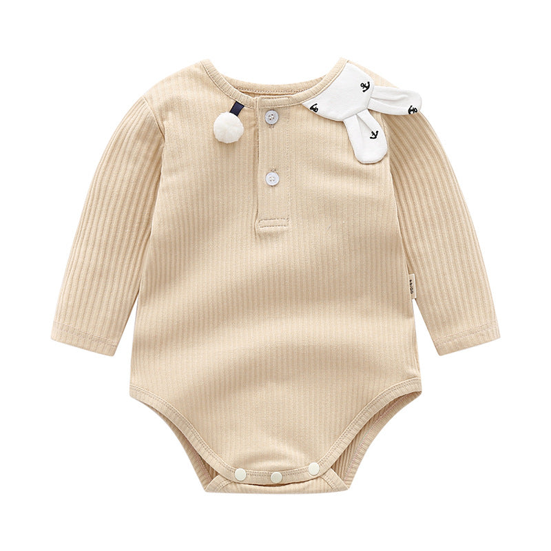 Infant Girls Round Neck Cotton Bodysuit