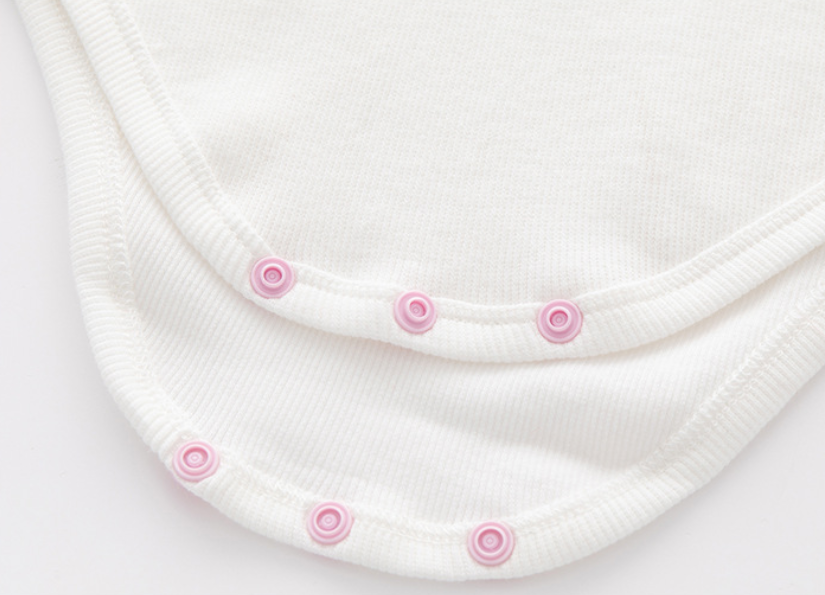 White Girls Cotton Bodysuit
