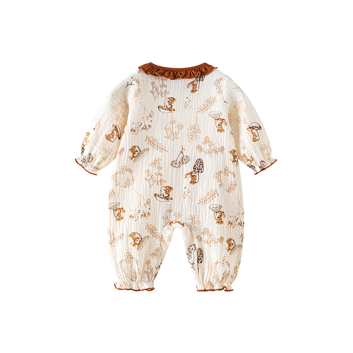 Girls Printed Cotton Rompers