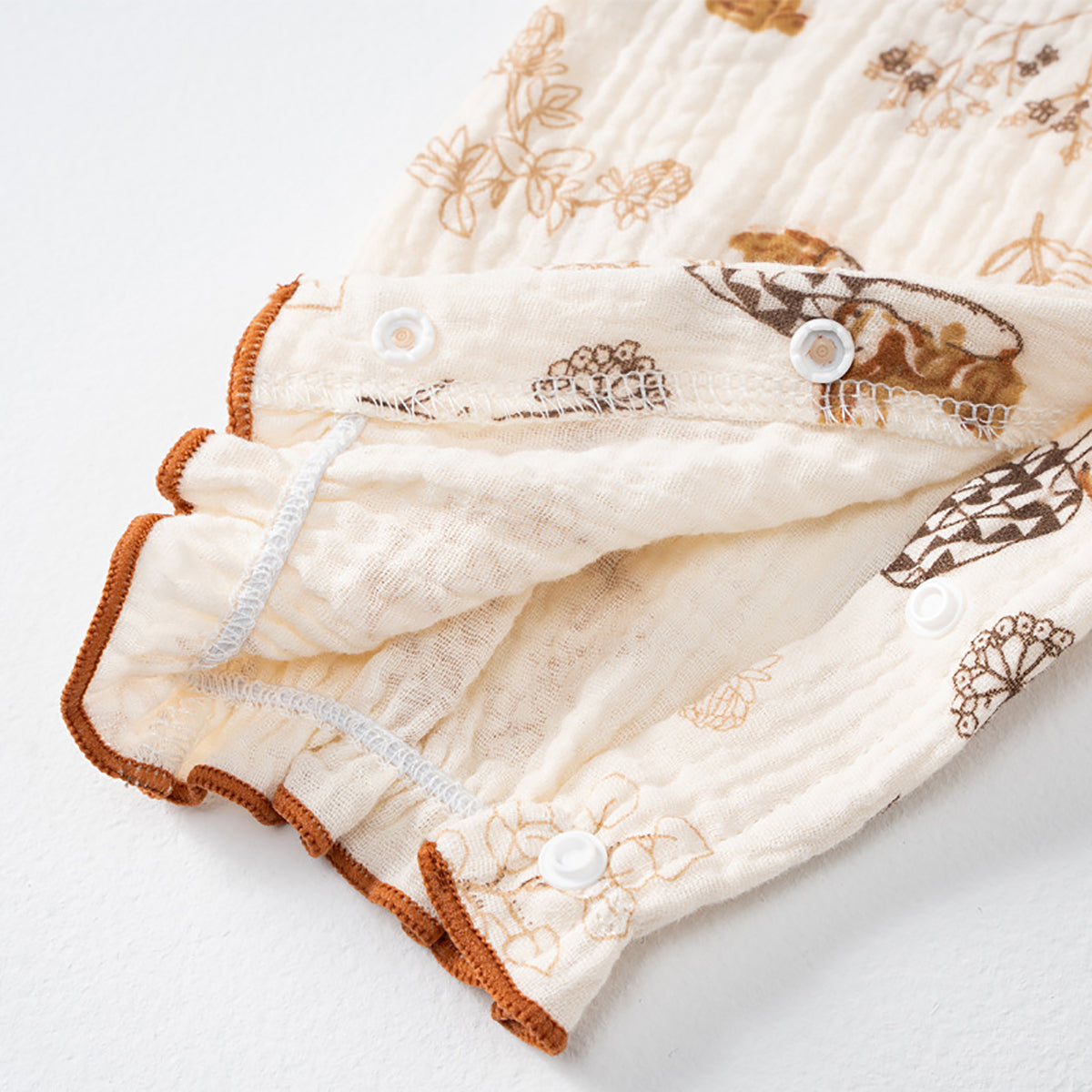 Girls Printed Cotton Rompers