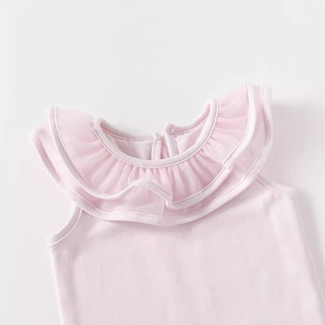 Girls Solid Top with Shorts
