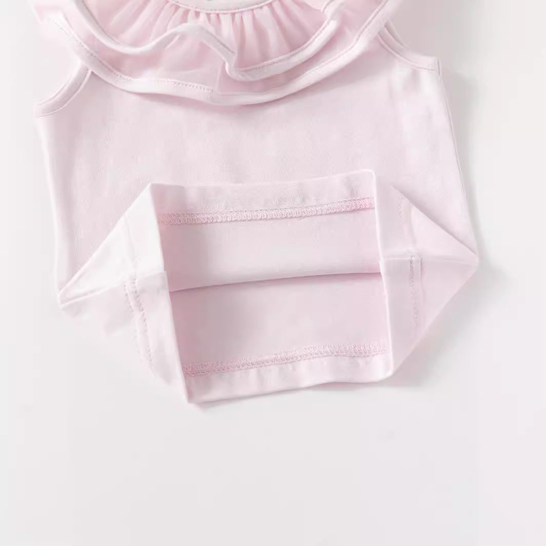 Girls Solid Top with Shorts