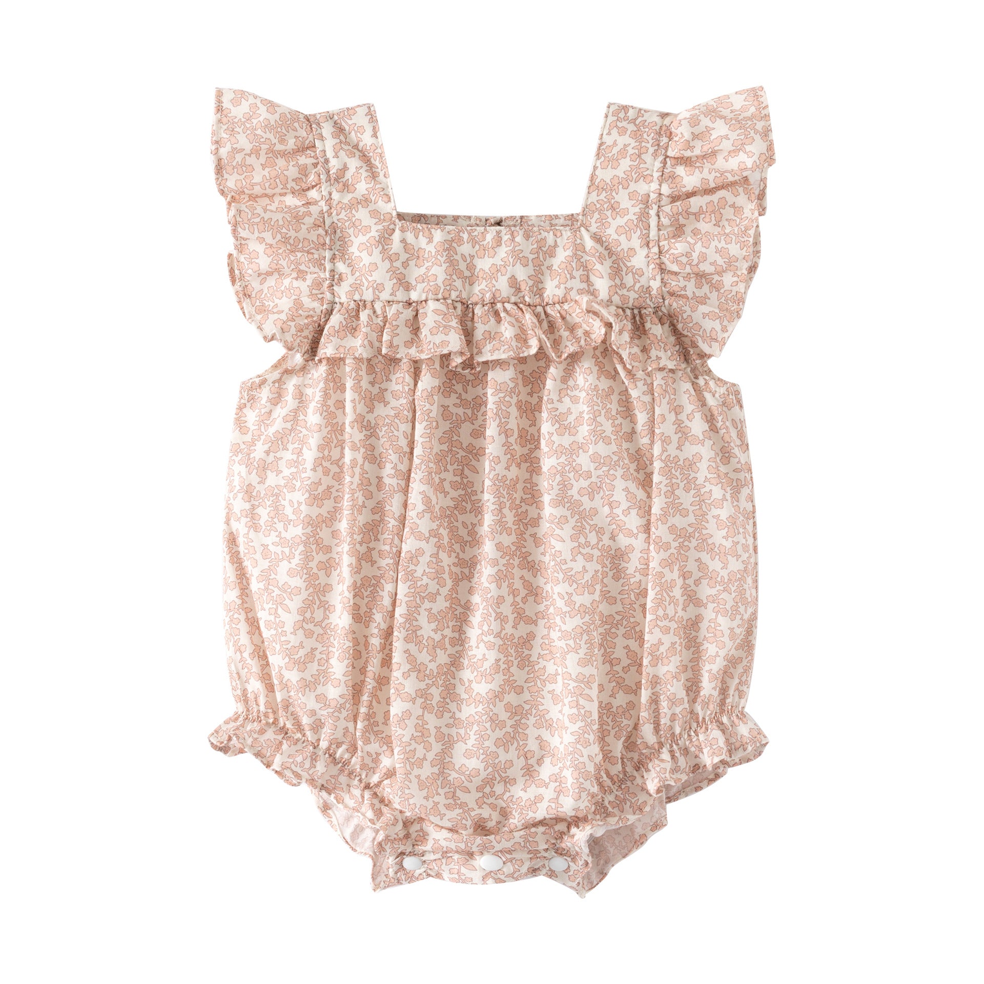 Infant Girl Printed  PureCotton Rompers