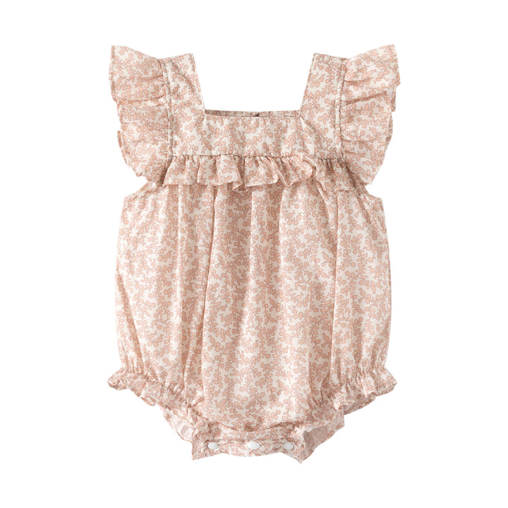 Infant Girl Printed  PureCotton Rompers