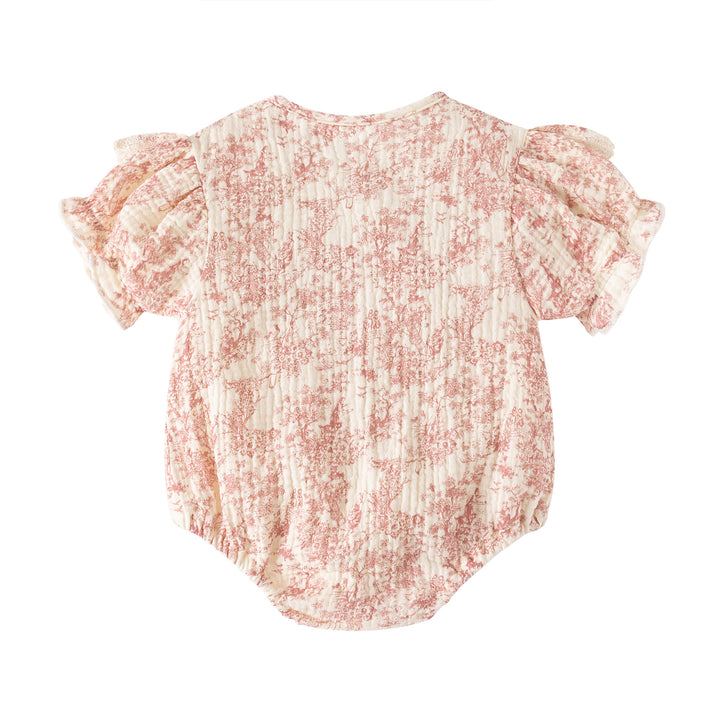 Infants Printed Bodysuit With Head Band