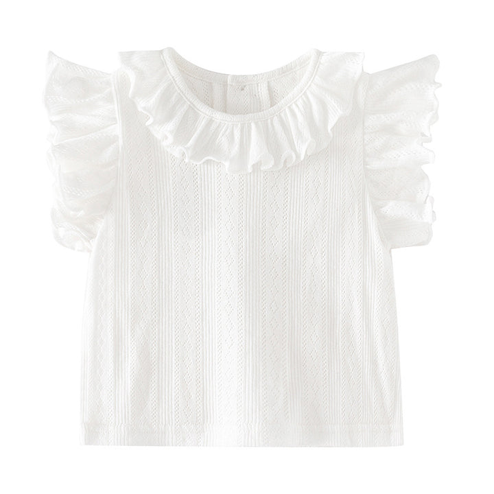 Girls Round Neck T-shirt