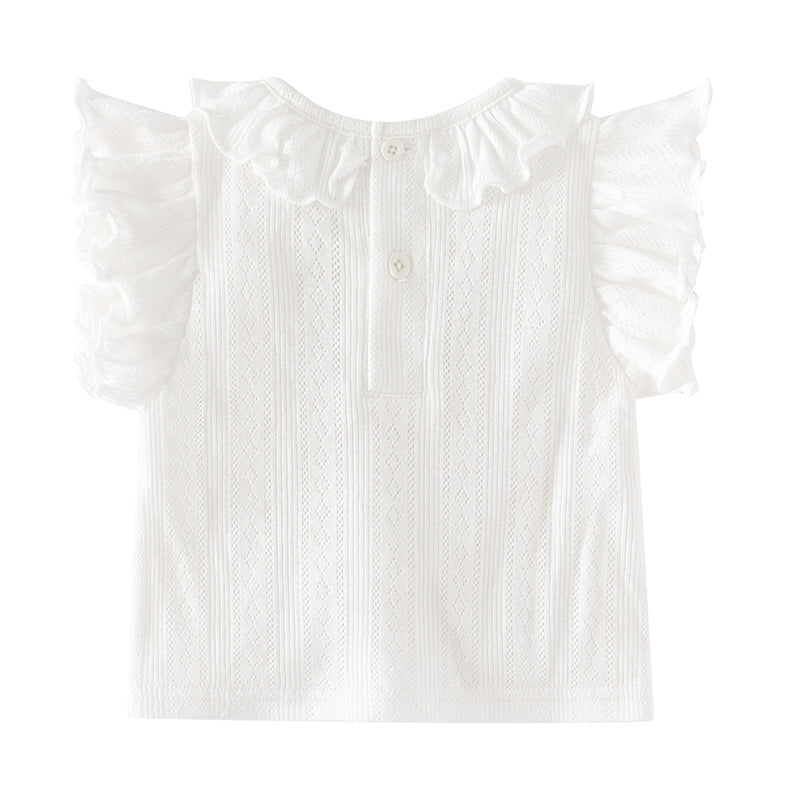 Girls Round Neck T-shirt