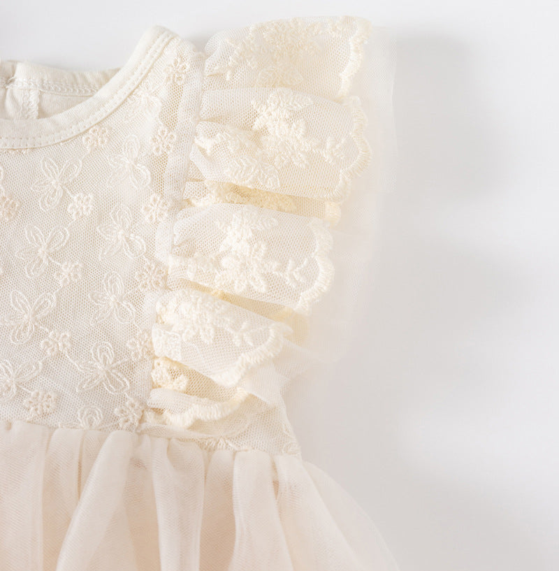 Solid A-Line Dress