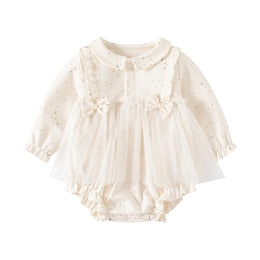 Infant Girls Printed Cotton Bodysuit