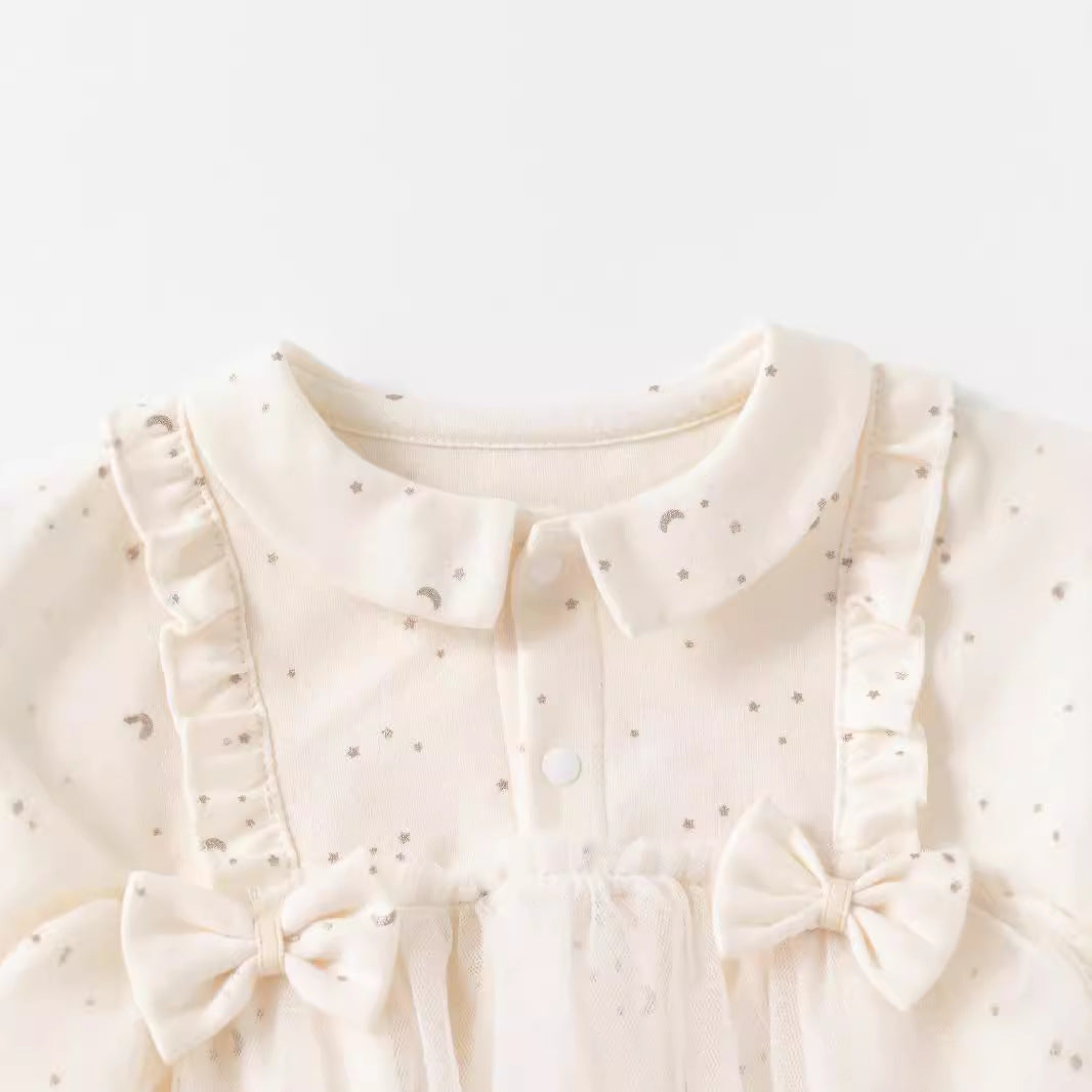 Infant Girls Printed Cotton Bodysuit