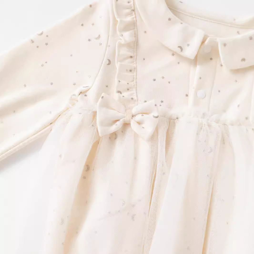Infant Girls Printed Cotton Bodysuit