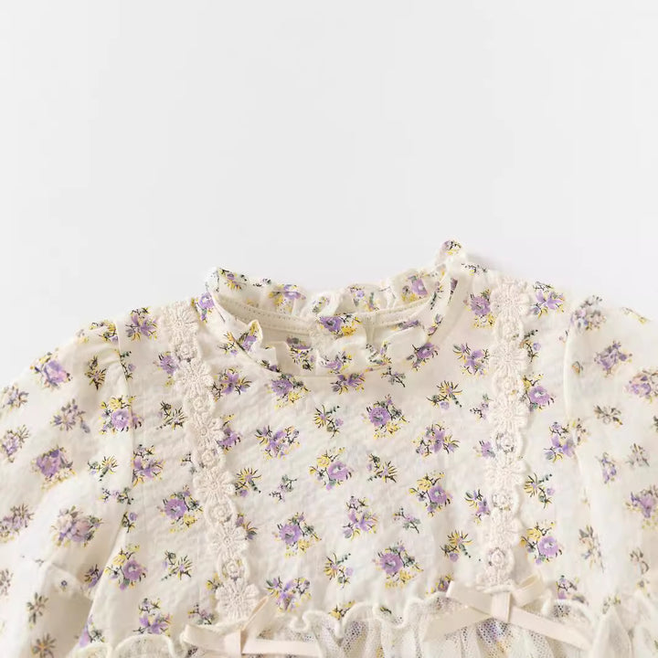 Infant Girls Printed Cotton Bodysuit