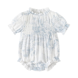 Infant Girls Printed Cotton Bodysuit