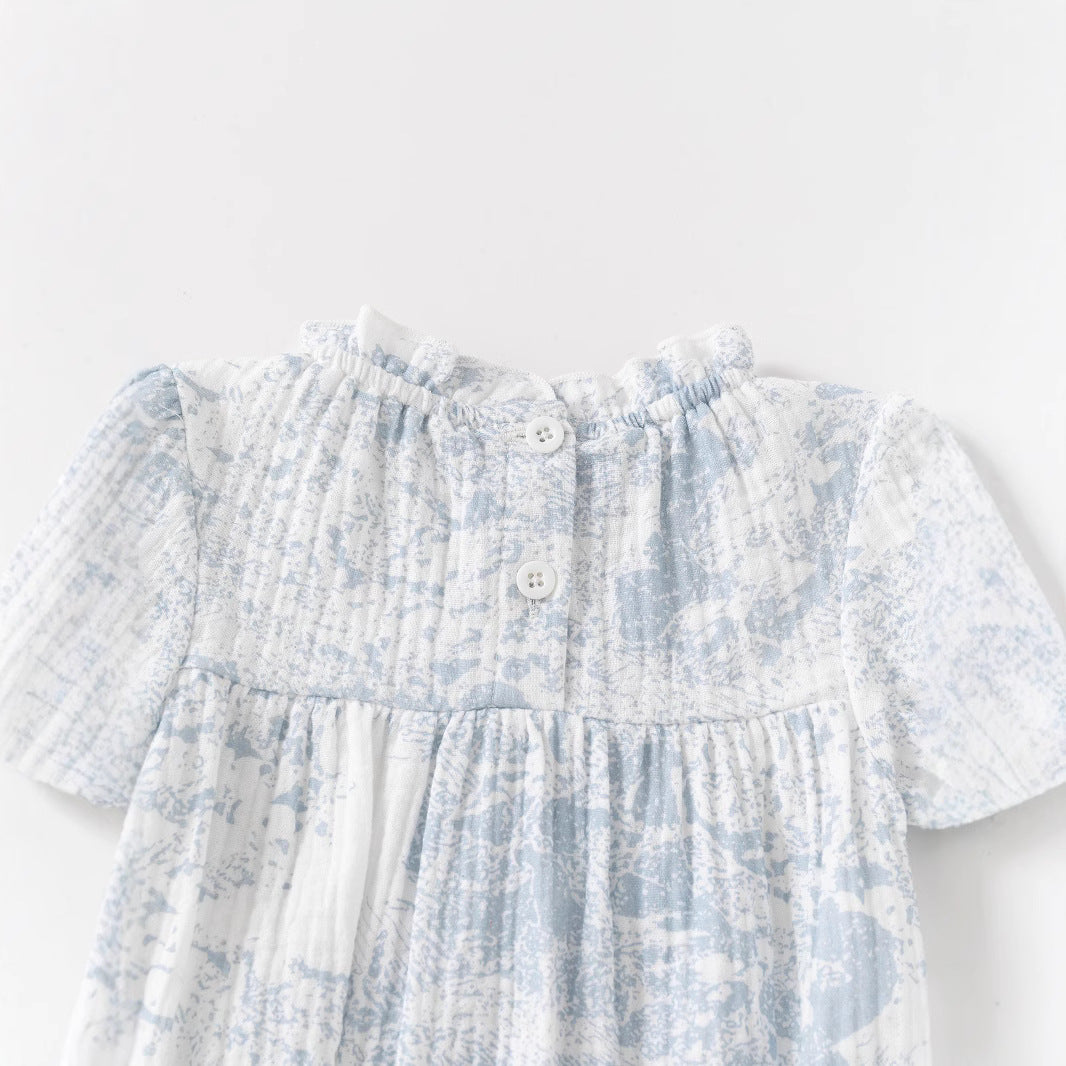 Infant Girls Printed Cotton Bodysuit