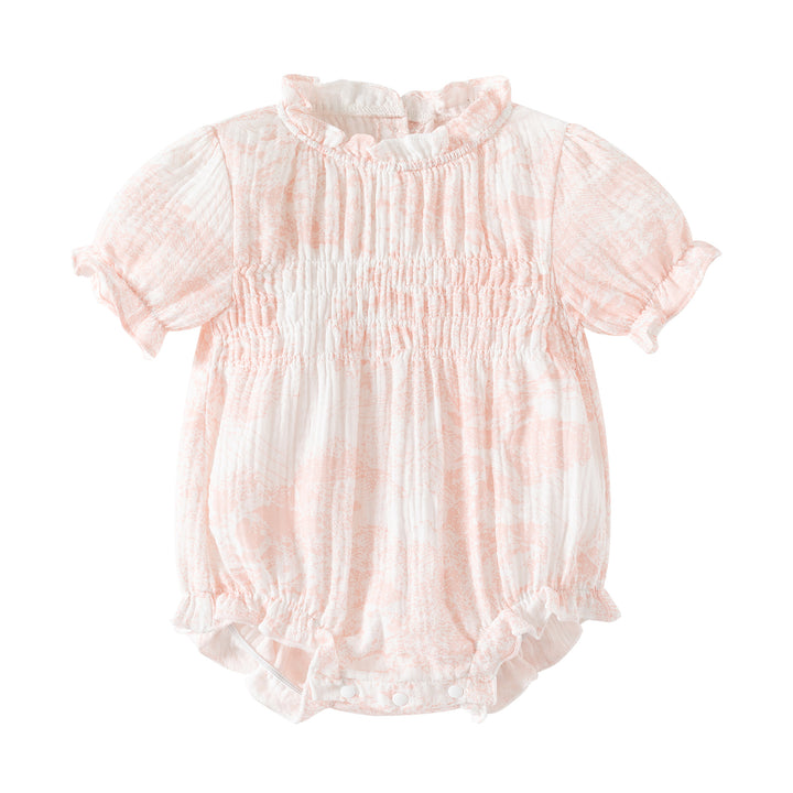 Infant Girls Printed Cotton Bodysuit
