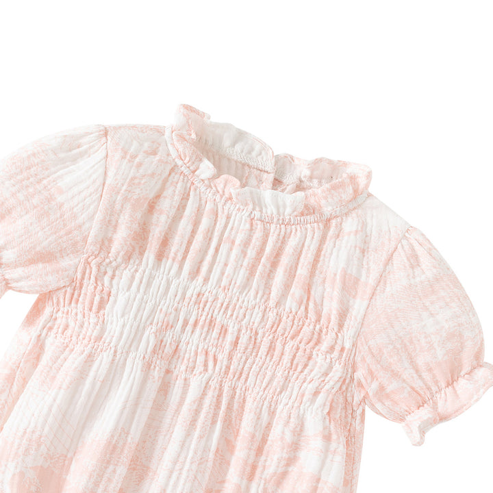 Infant Girls Printed Cotton Bodysuit