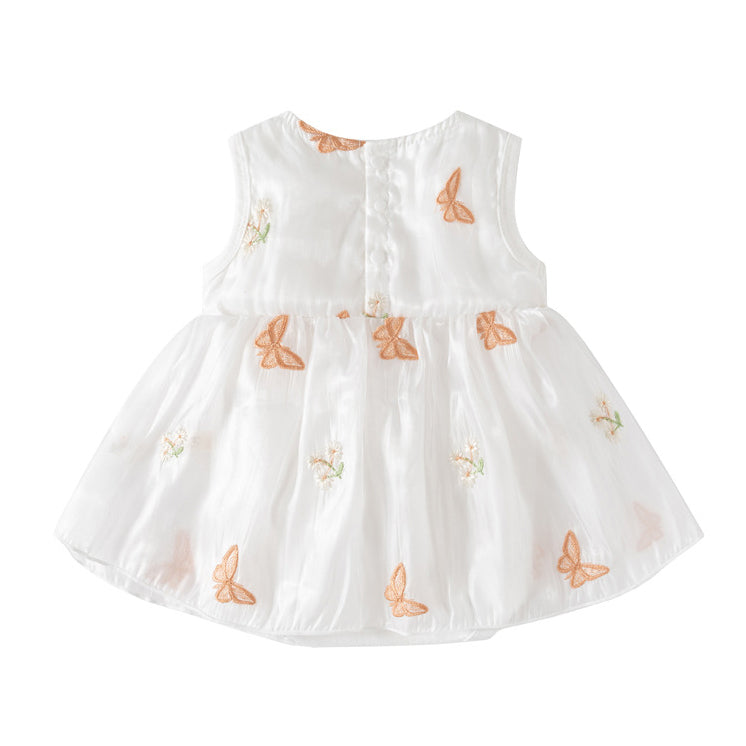 Girls Embroidered Bodysuit