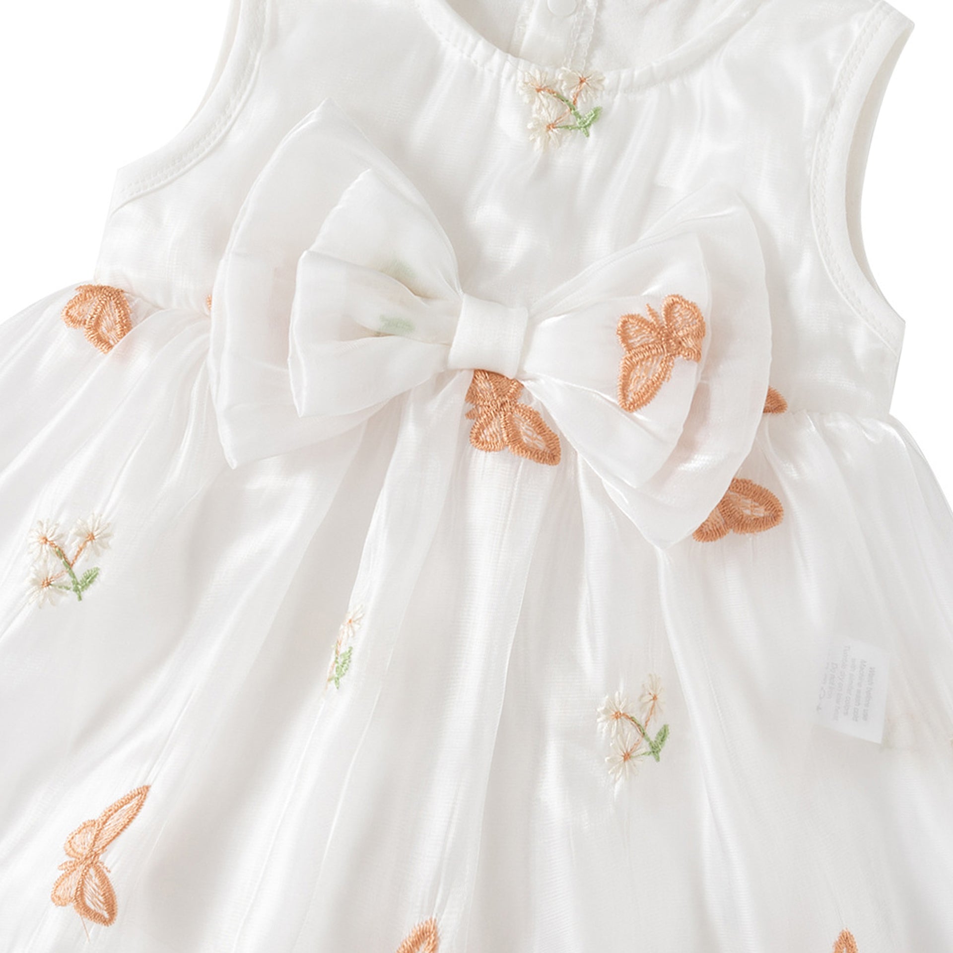 Girls Embroidered Bodysuit