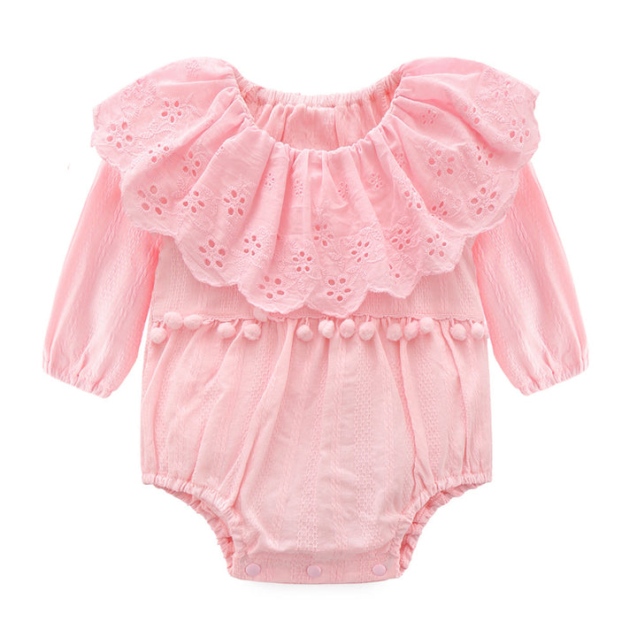 Infant Infant Girls Self Design Cotton Bodysuit