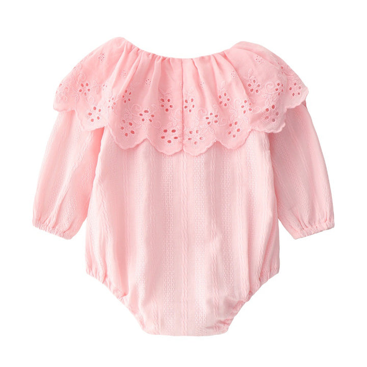 Infant Infant Girls Self Design Cotton Bodysuit