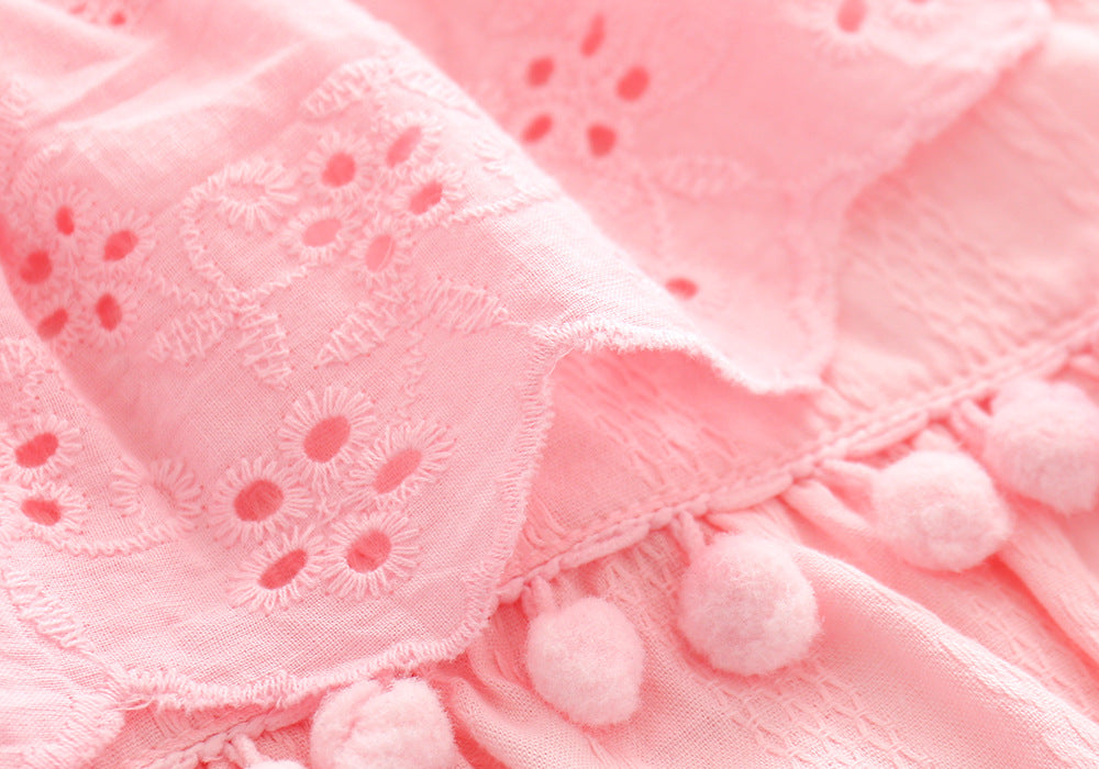 Infant Infant Girls Self Design Cotton Bodysuit