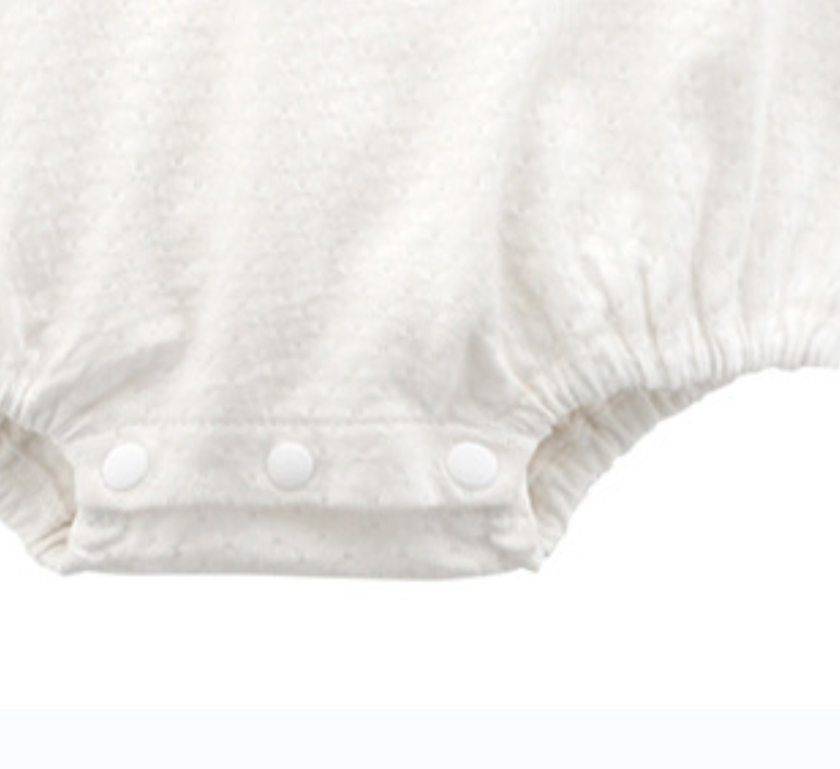 Infant Girls White Self-Designed Bodysuit