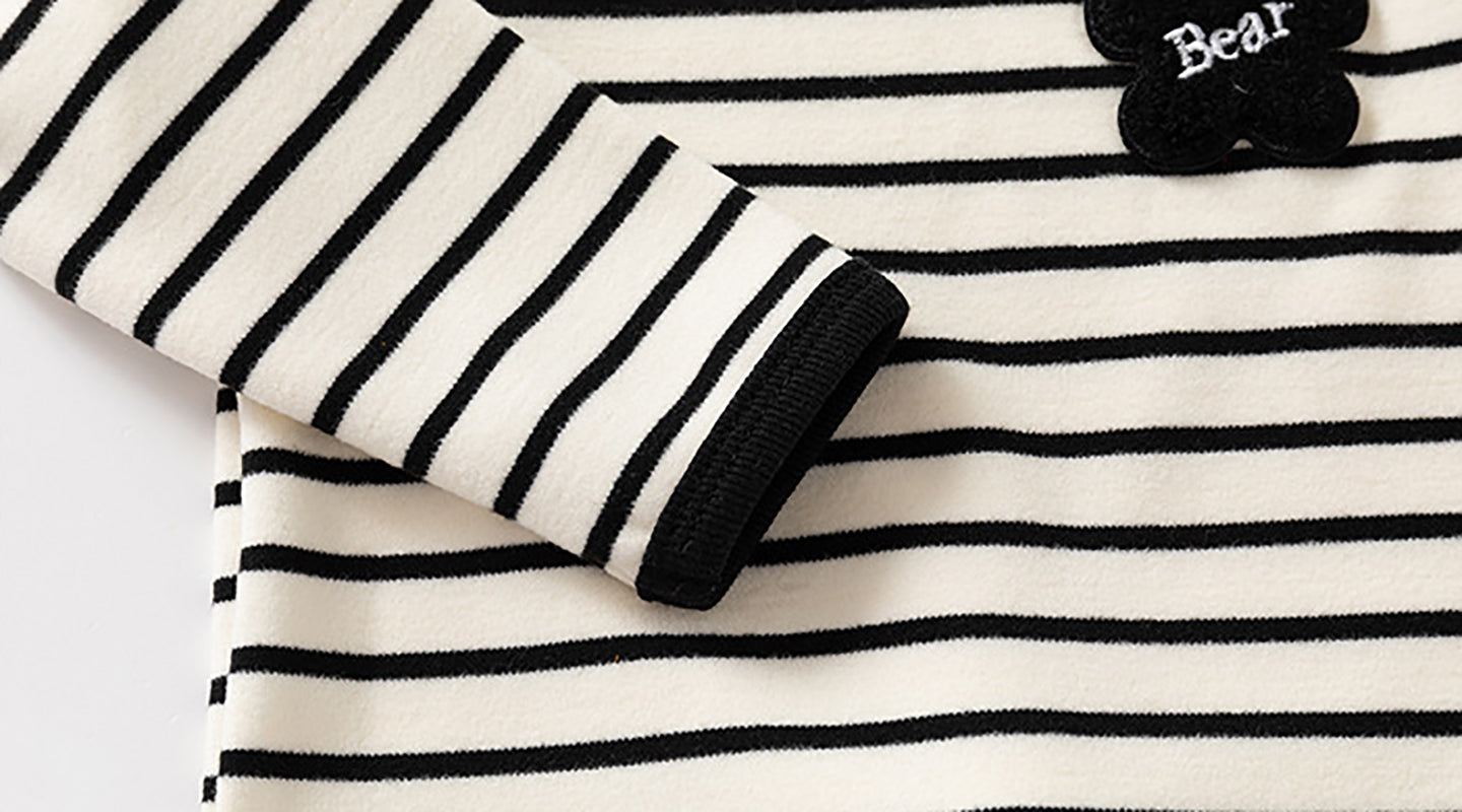Infant Boys Cotton Striped Bodysuit