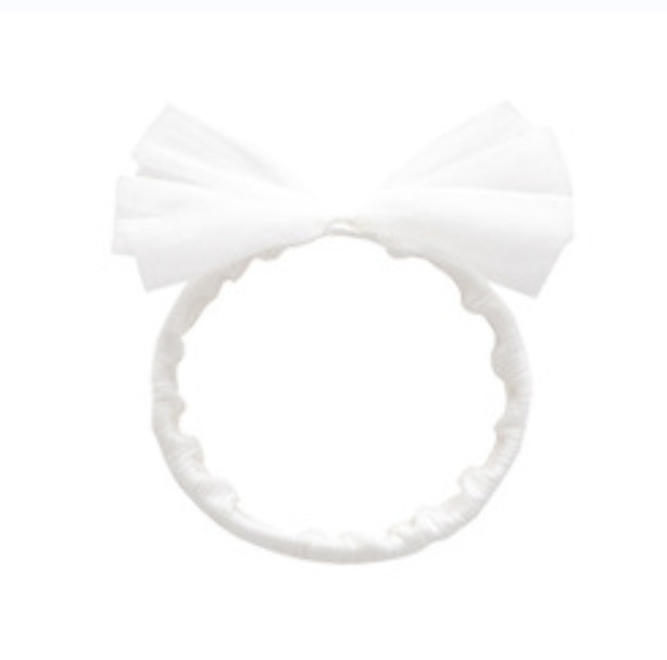 Infant Girls White Striped Cotton Fit & Flare Dress With Attached Bodysuit