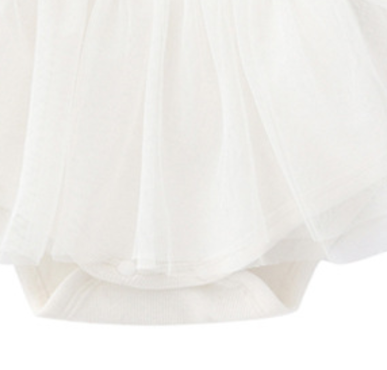 Girls White Self Design Cotton Bodysuit & Headband