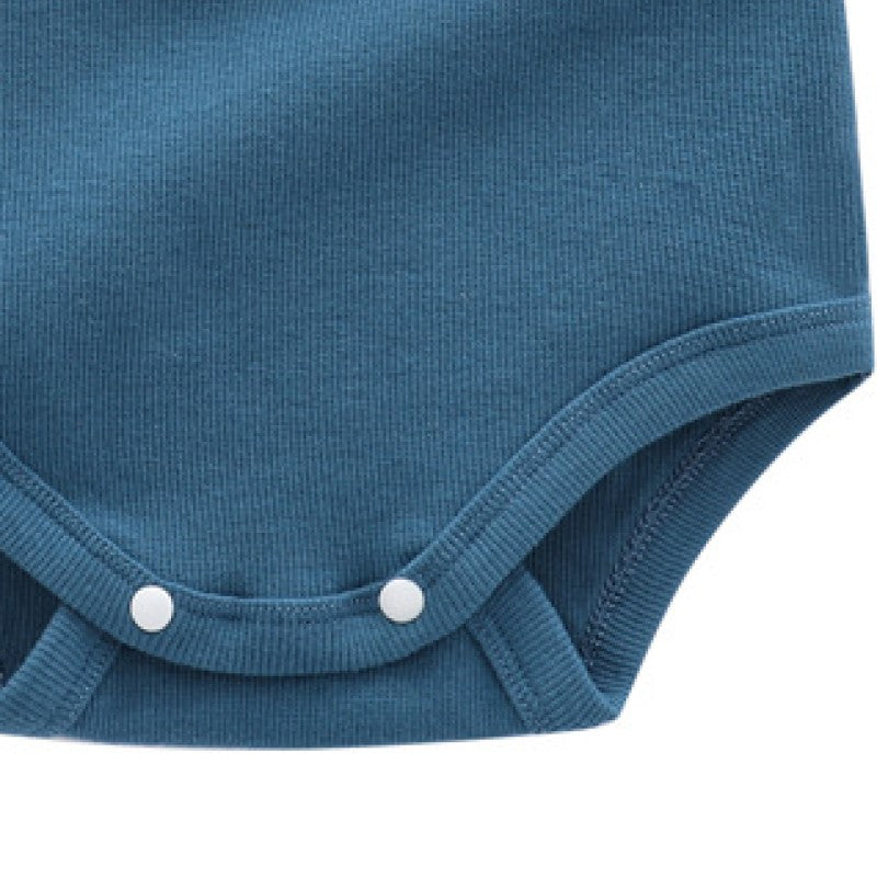 Infant Boys Blue Cotton Bodysuit