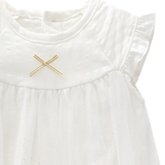 White Infant Girls Self Design Cotton Bodysuit With Headband