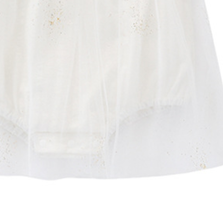 White Infant Girls Self Design Cotton Bodysuit With Headband