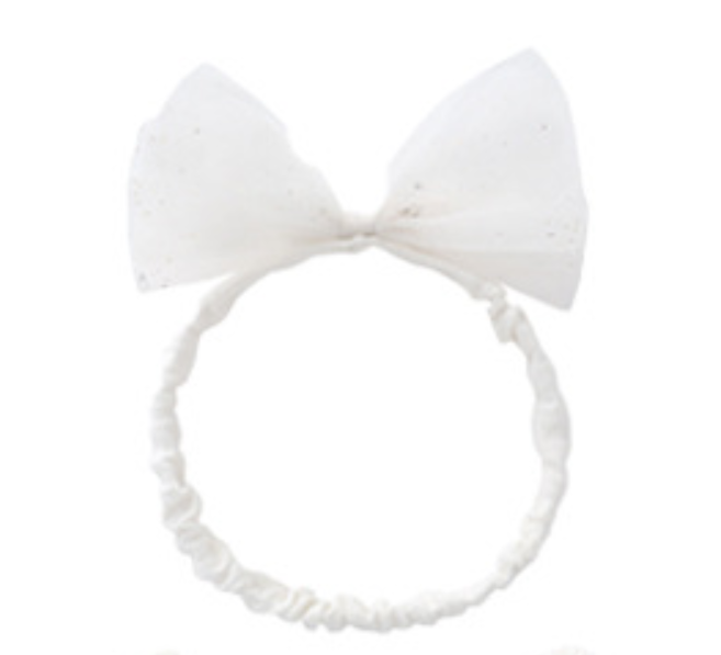 White Infant Girls Self Design Cotton Bodysuit With Headband