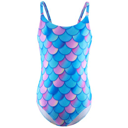 Girls Printed Shoulder Strap Bodysuit