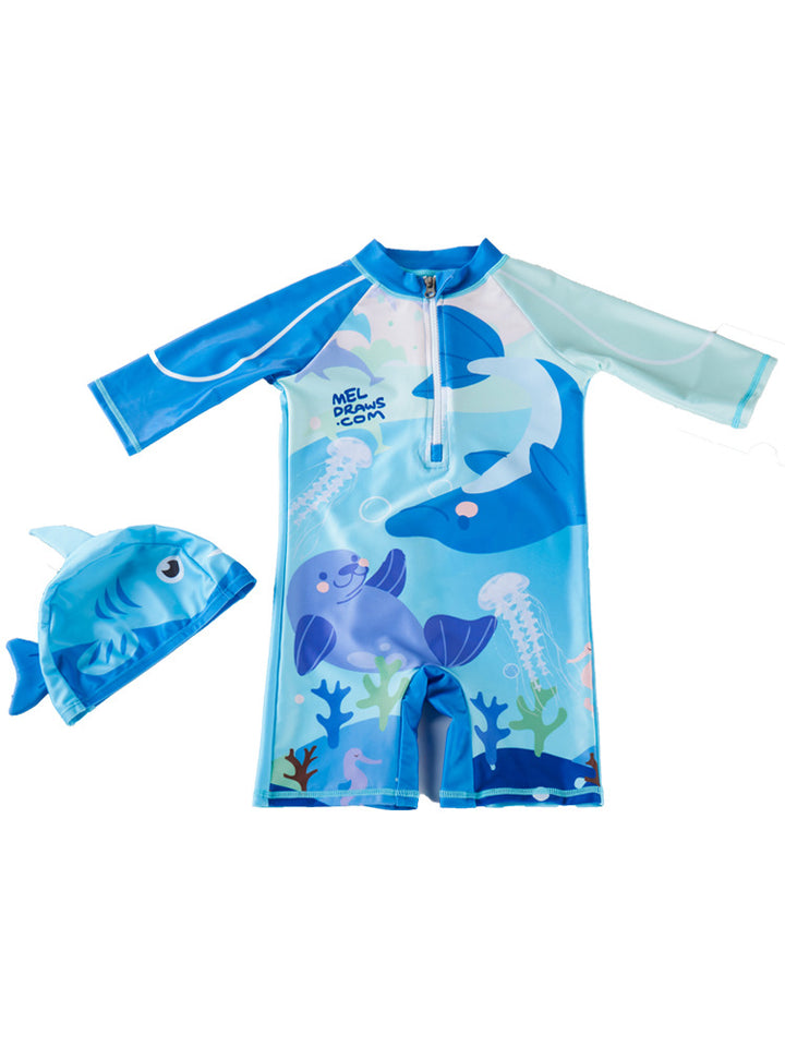 Boys Printed Legsuit