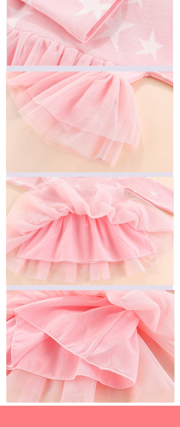 Infants Girls Pink Conversational Printed Cotton A-Line Dress