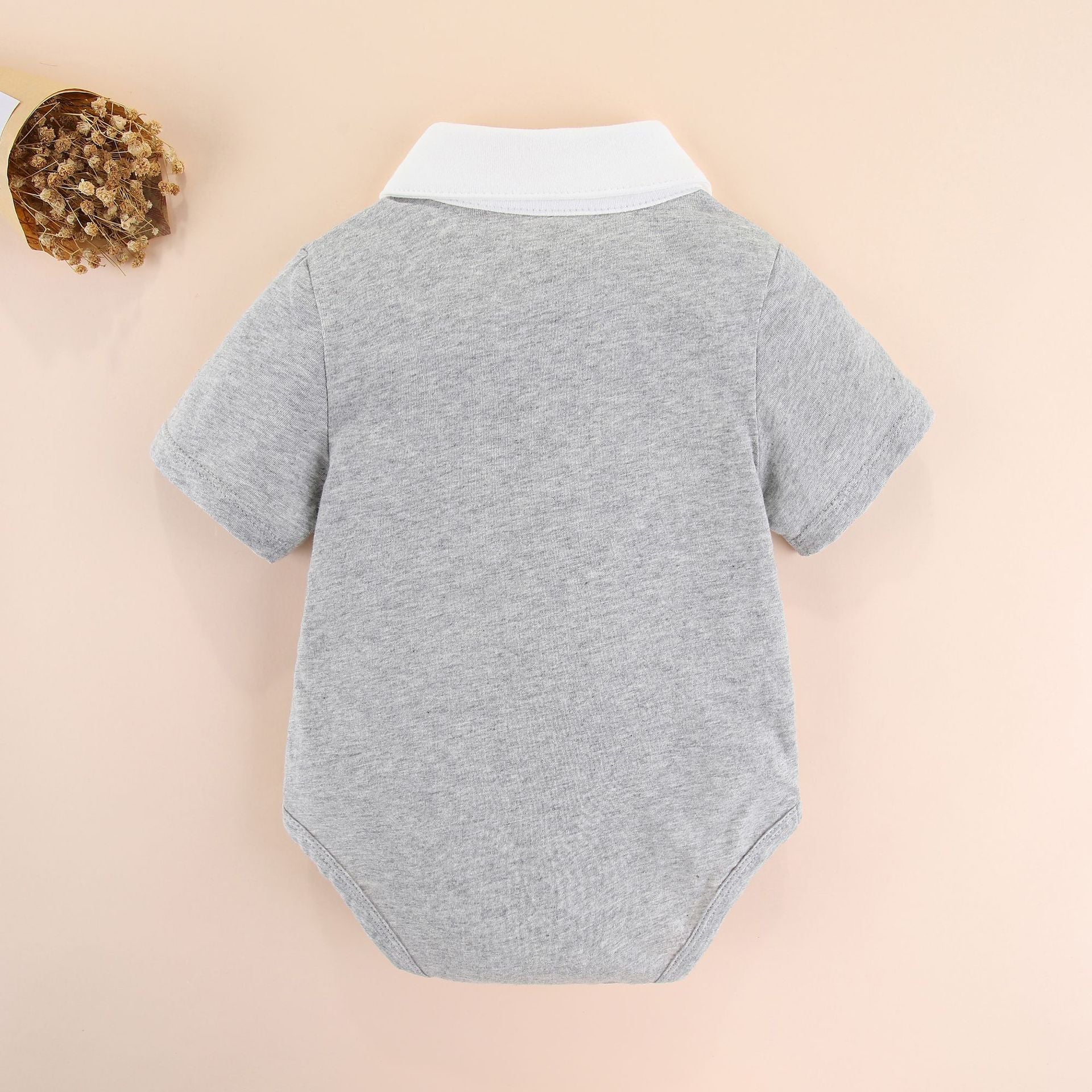 Baby Colourblocked Cotton Bodysuit