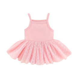 Girls Conversational Print Fit & Flare Dress