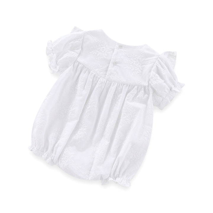 Kids-Girls Ruffles And Frills Detailed Rompers