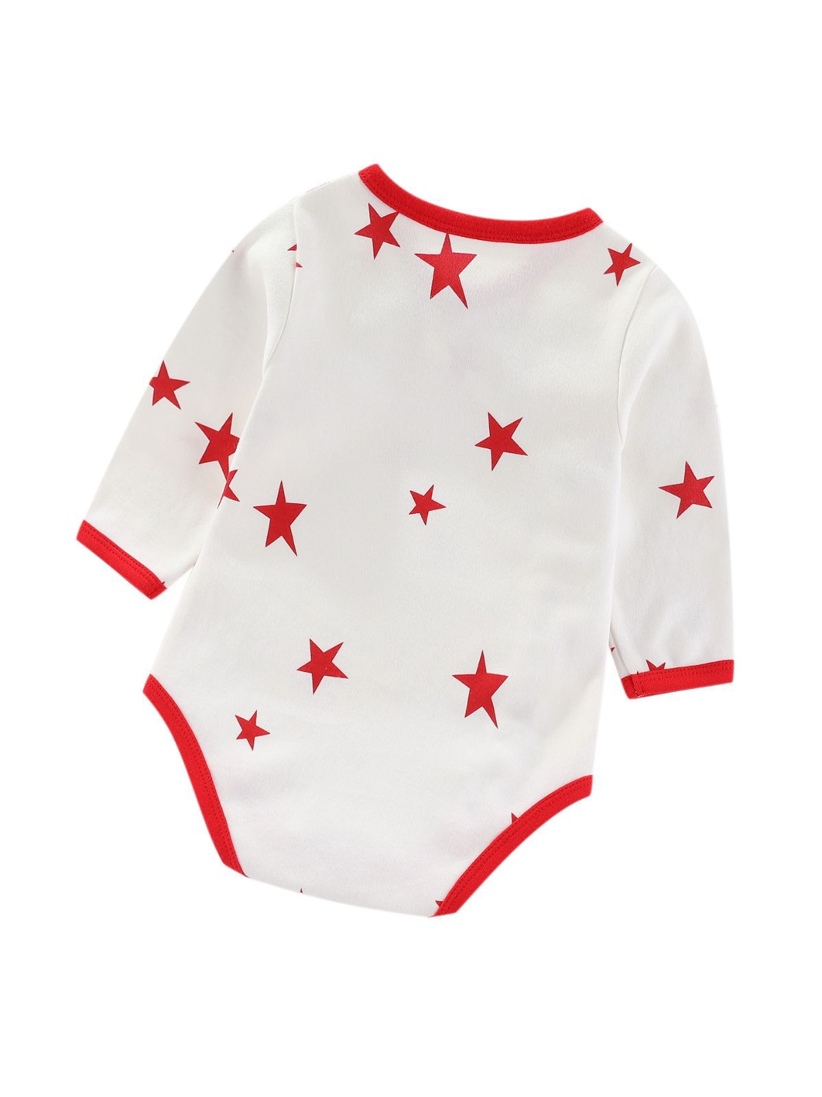 Infant Girls Conversational Printed Round Neck Cotton Body Suit