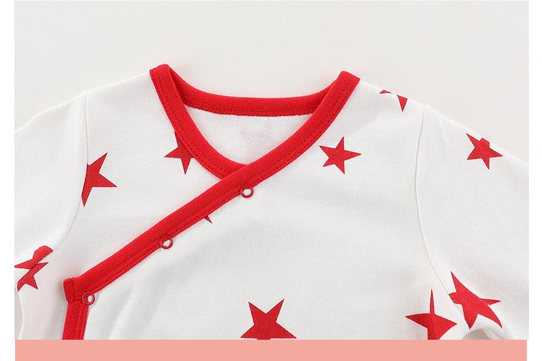 Infant Girls Conversational Printed Round Neck Cotton Body Suit