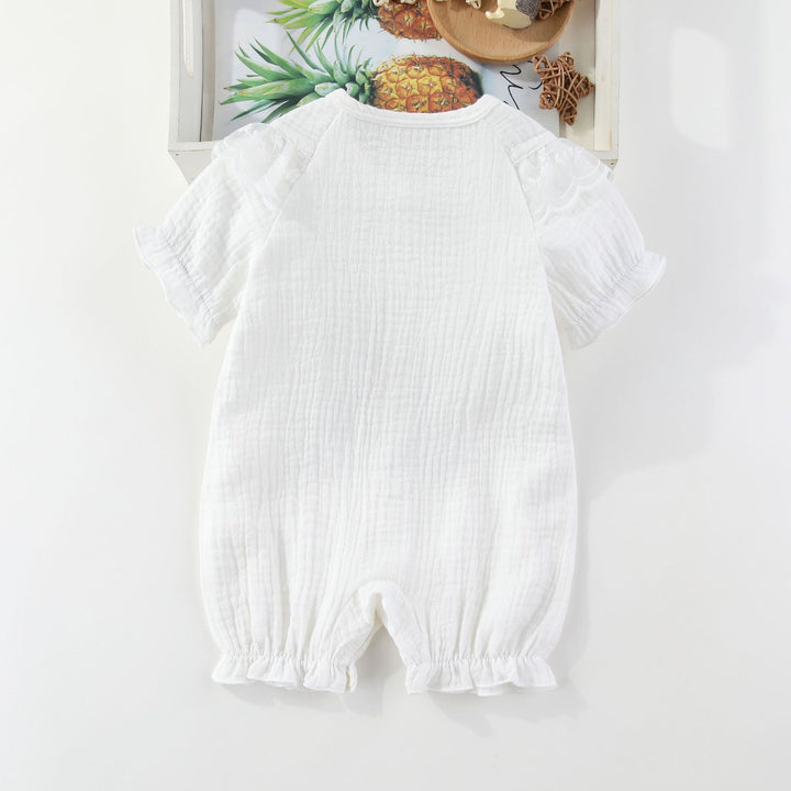 Infant Girls Self-Designed Cotton Romper